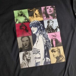 Taylor Swift Eras Tour Merch 2 Sided Graphic Tee.  Size SMALL